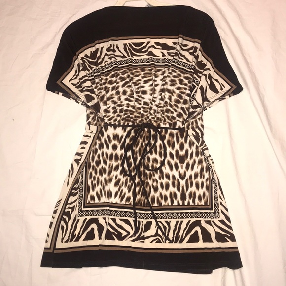 Cache print tunic hardware front w tie back - Picture 4 of 4